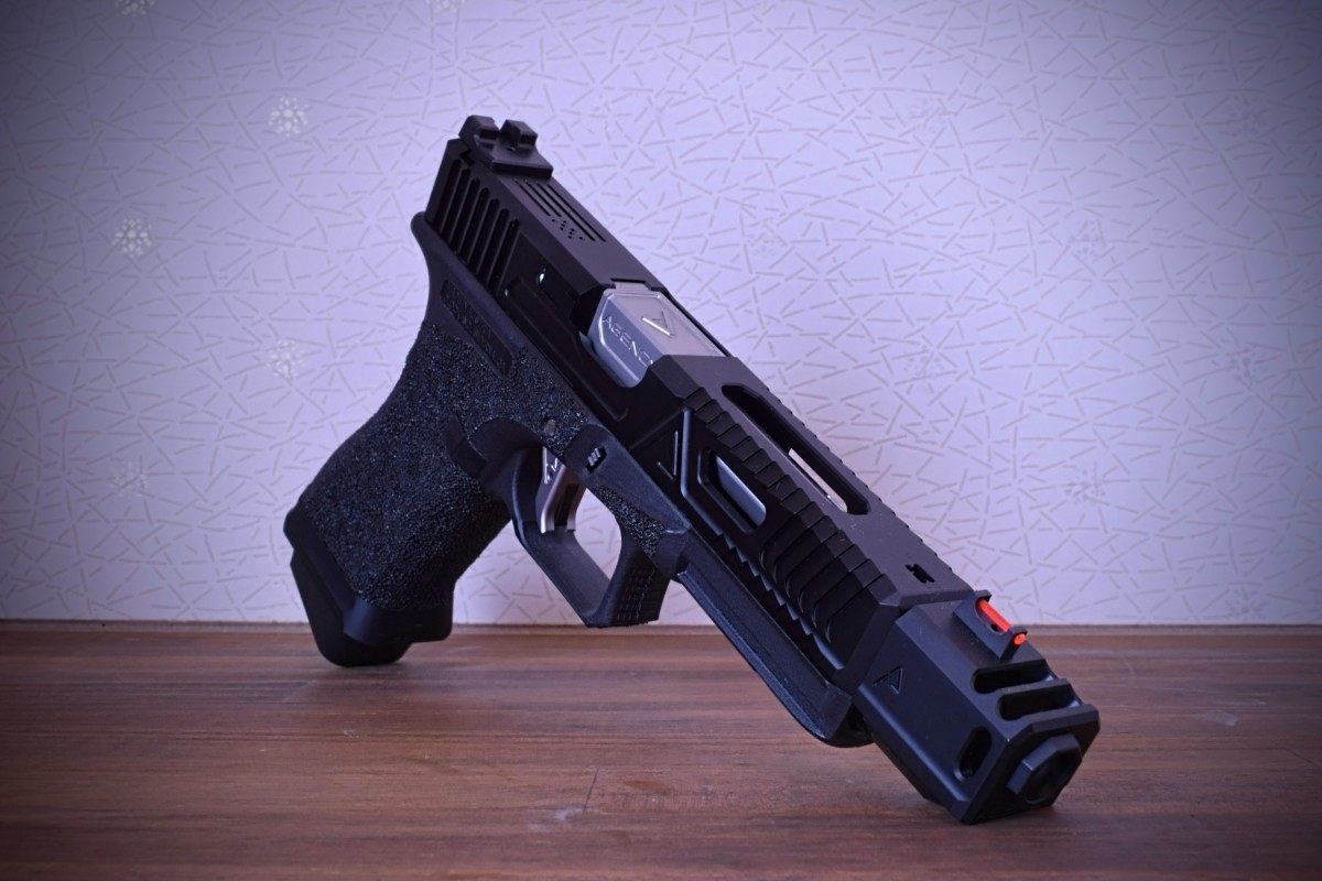 東京マルイ ガスガン グロック 17 Agency Arms Comp 中古ベース ( GBB GLOCK G17 G22 G34 RWA Urban Combat Legacy 417 SAI TTI SLR FI KI