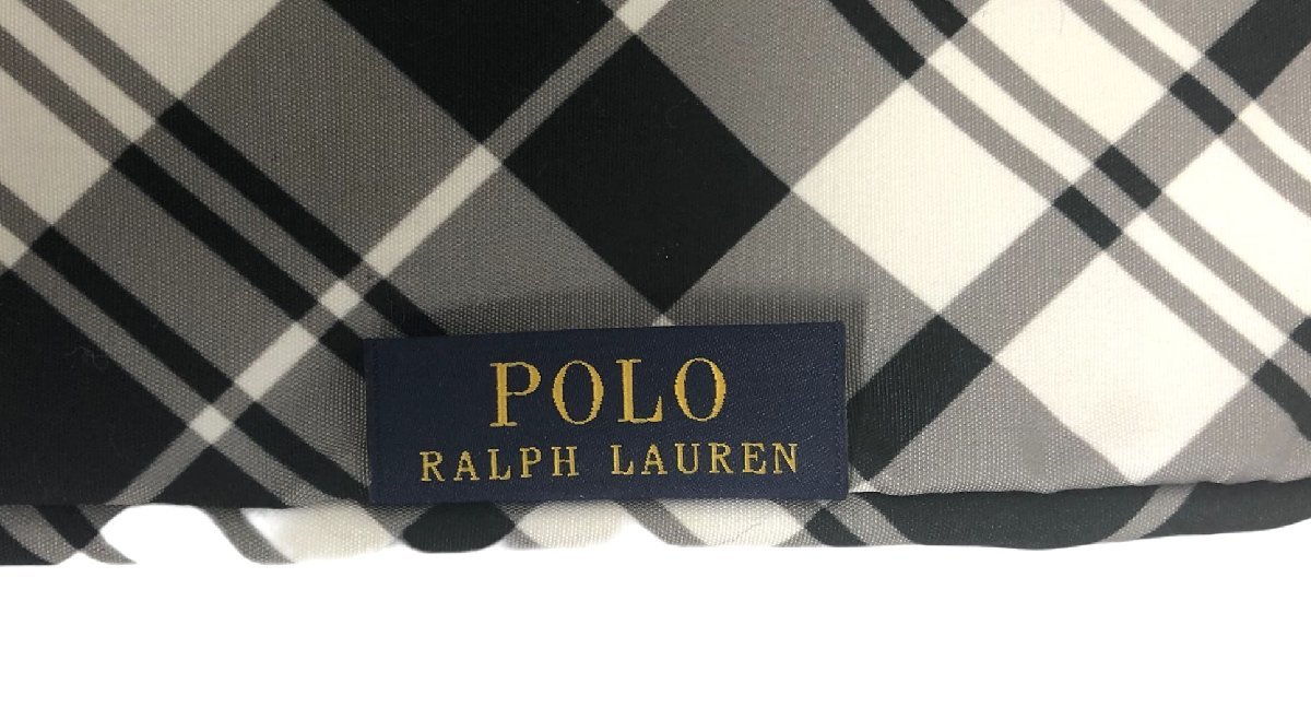  unused Polo Ralph Lauren POLO RALPH LAUREN tote bag eko-bag black Polo Bear folding [ used ]