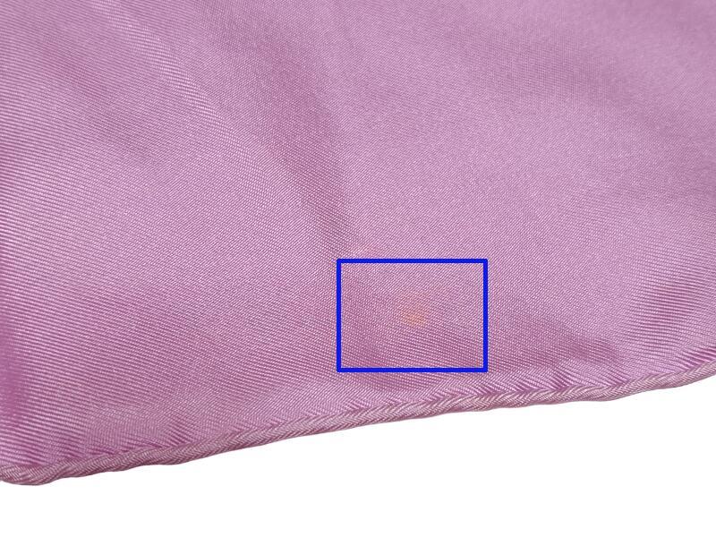 クリスチャンディオール 大判 スカーフ ピンク ロゴ ライトパープル 絹 シルク100％ Christian Dior 【中古】_画像5