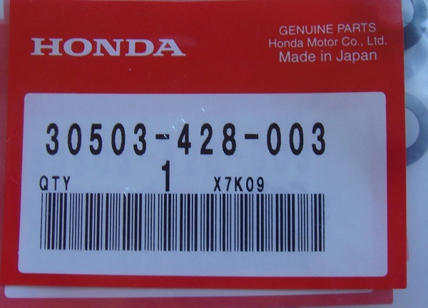 VF750F イグニッションコイルのゴム部品・ラバーシール、キャップワッシャー / VF1000R VF1000F/F2 VF1100S VF400F _画像3