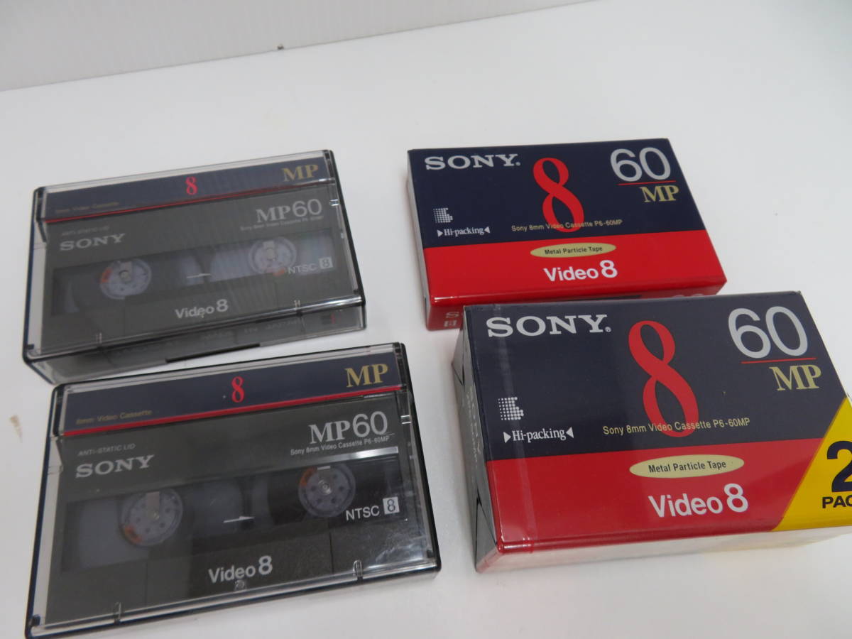 ソニー 8ｍｍ カセットテープ 60分 5点 未開封含む Sonyの画像1
