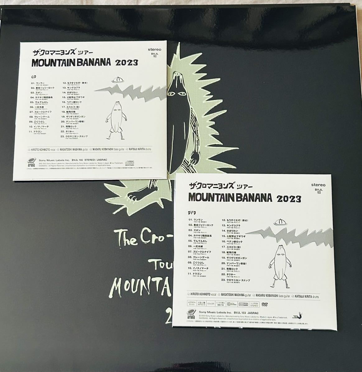 ザ・クロマニヨンズ mountain banana 2023 完全生産限定盤 CD+DVDの2枚セット！/アナログレコード LPは未付属/甲本ヒロト  ハイロウズ