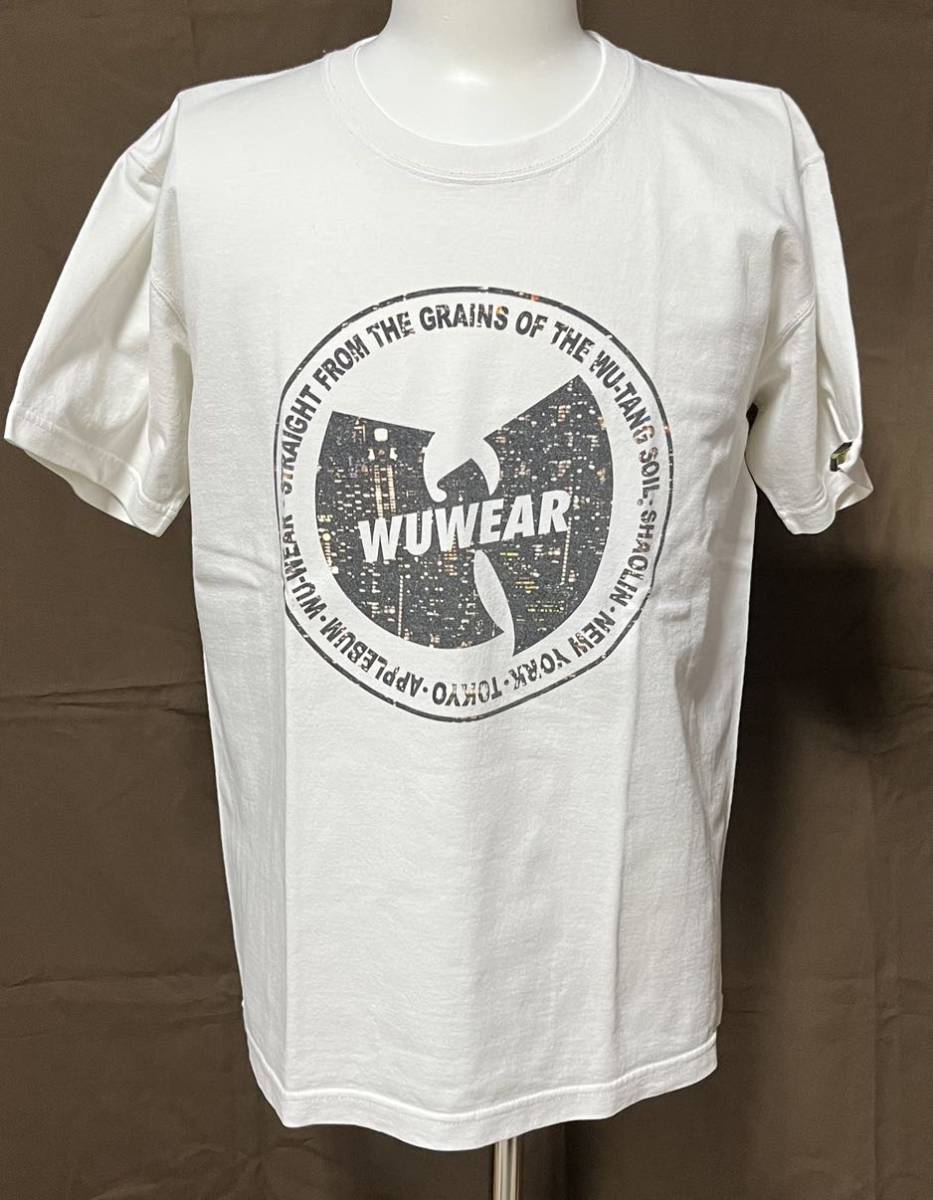 独創的 ウーウェア WUWEAR アップルバム APPLEBUM Tシャツ半袖Tシャツ Clan Wu-Tang ウータンクラン 文字、ロゴ