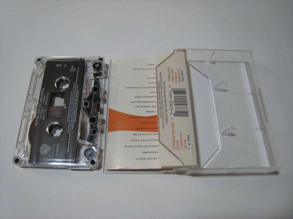 [ cassette tape ] MILES DAVIS / AMANDLA US version mile s* Davis a man gong MR. PASTORIUS compilation MARCUS MILLER