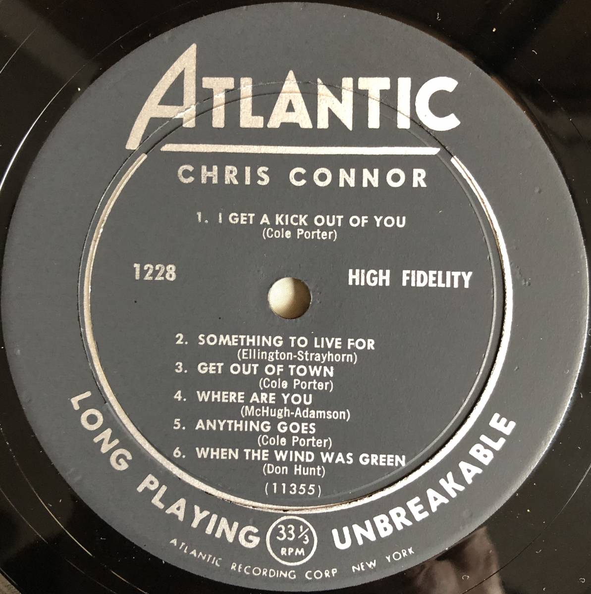 Chris Connor / Atlantic 1228 /オリジナル盤/ 超美盤/ クリス・コナー_画像6