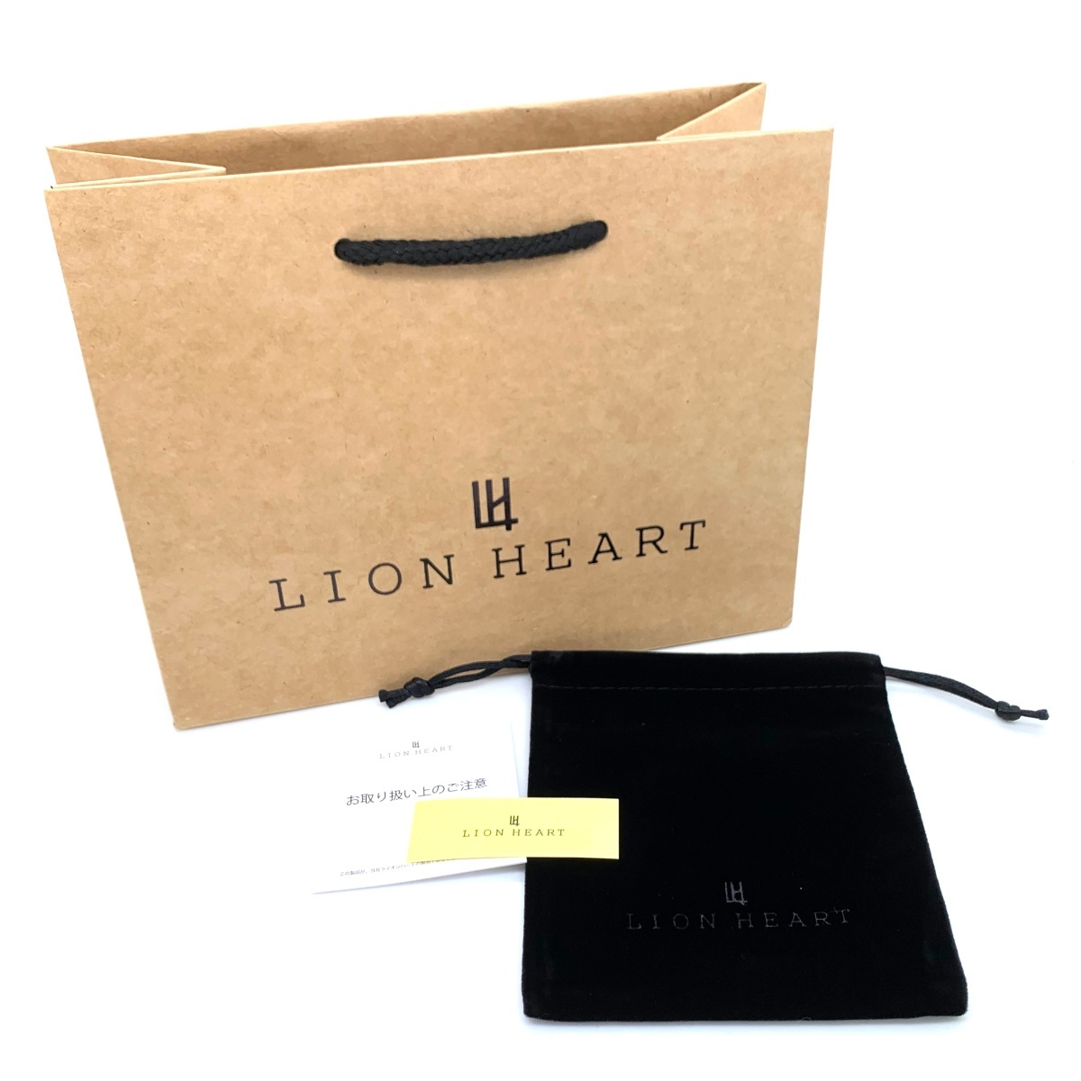 ライオンハート LION HEART フープ シングル 片耳 ピアス メンズ ブラック LHMP001N ネコポス送料無料 新品 正規品_画像4