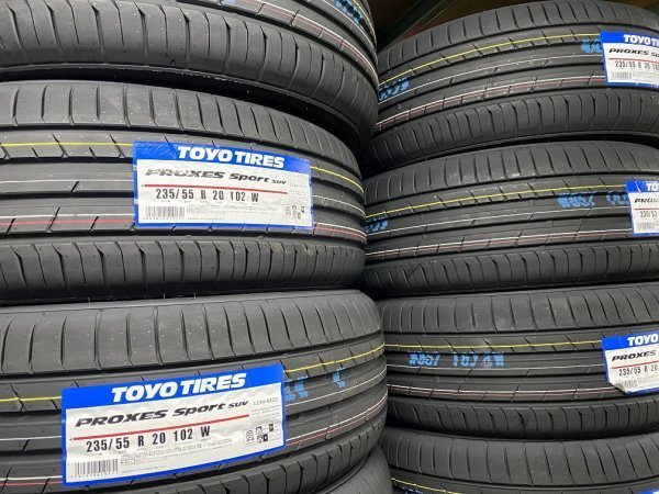 ●即日発送/2023年製【235/55R20 102W】TOYO PROXES SPORT SUVサマータイヤ4本価格 本州送料無料 個人宅OK_画像2