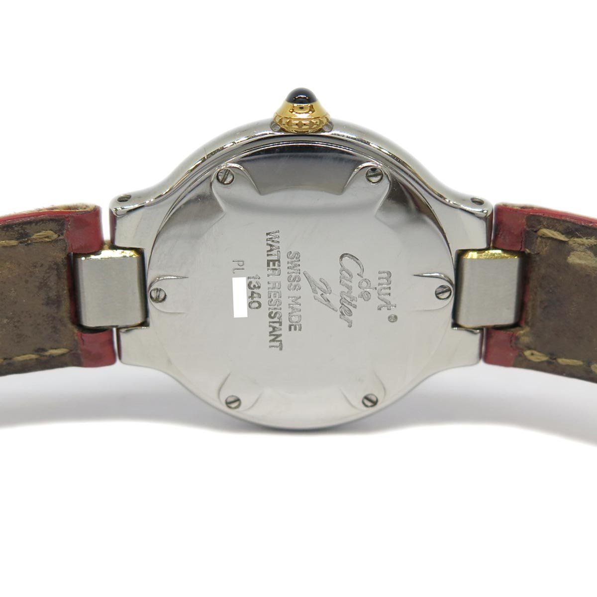 1円 ry Cartier カルティエ マスト21 レディース QZ クオーツ 腕時計 1340【時計】【中古】_画像4