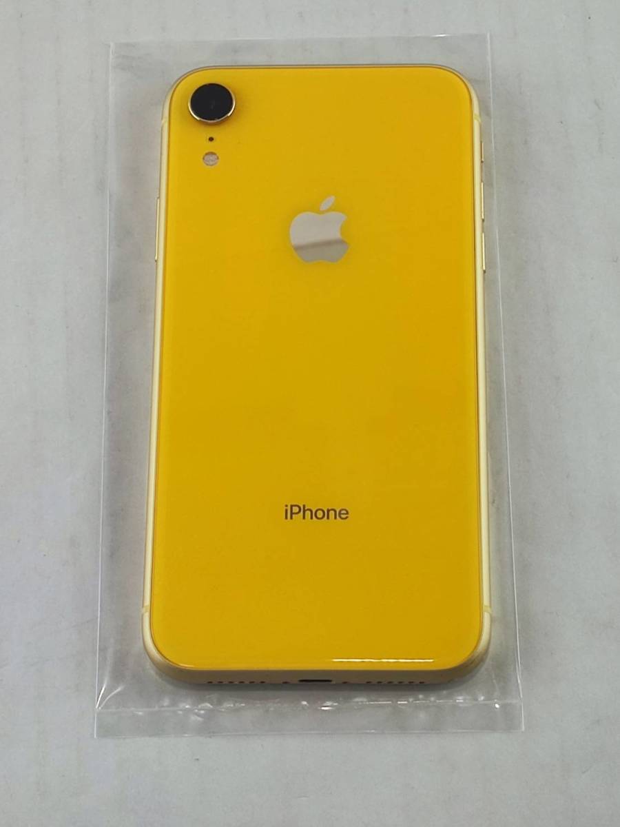 ☆iPhone XR イエロー 128GB 判定〇 SIMロック無し au+1 collection 未