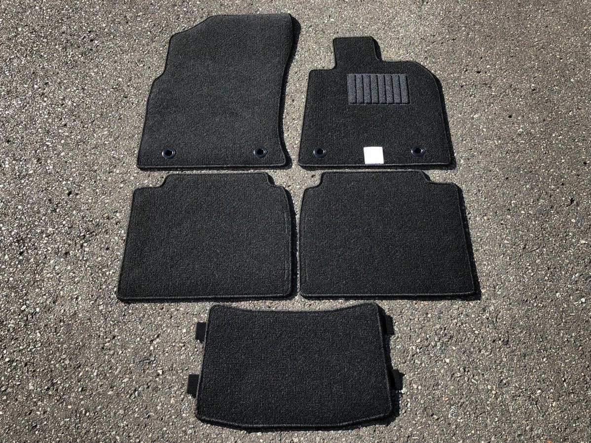 # бесплатная доставка # Lexus ES300h AXZH10 F спорт чёрный одноцветный коврик на пол автомобильный коврик Япония производство новый товар черный ( год :H30 год 10 месяц ~ действующий )