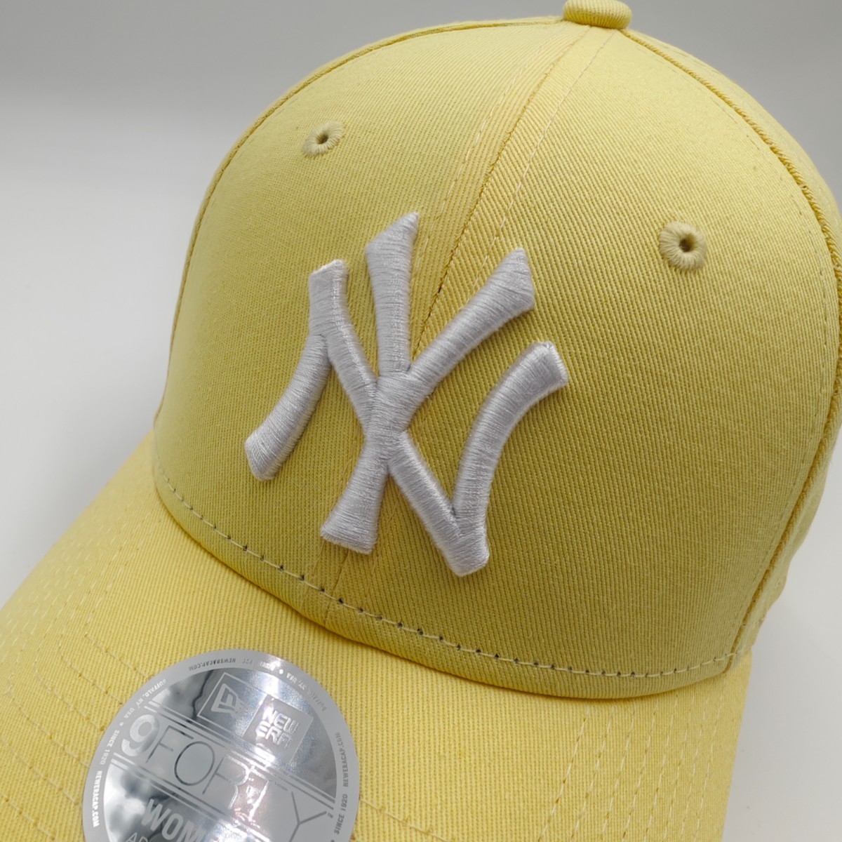 ニューエラ 9FORTY NY ロゴ キャップ 【イエロー】 MLB メジャーリーグ NEW ERA 帽子 ヤンキース women ユニセックス