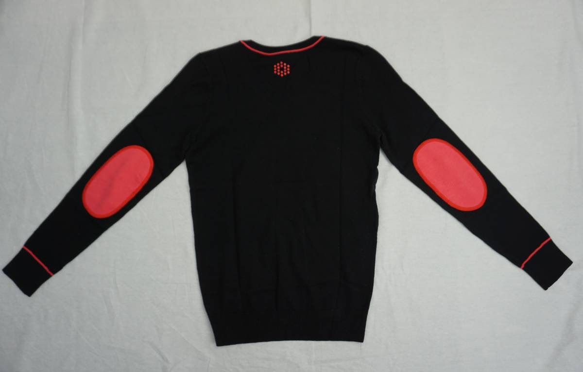  Puma Golf V шея solid свитер S размер черный обычная цена 9720 иен женский хлопок tops 