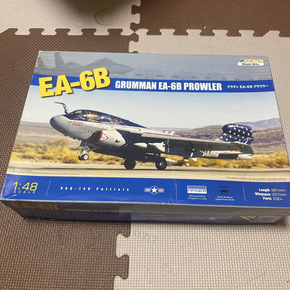 キネティック 1/48 アメリカ海軍 グラマン EA-6B プラウラー プラモデル KNE48022未組立