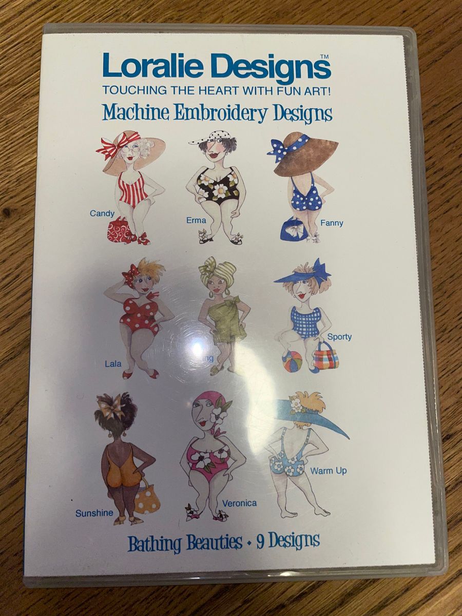 【稀少品・ハードケース】Loralie Designs 刺繍 CD ② 稀少品・ハードケース】Loralie Designs 刺繍 CD Bathing