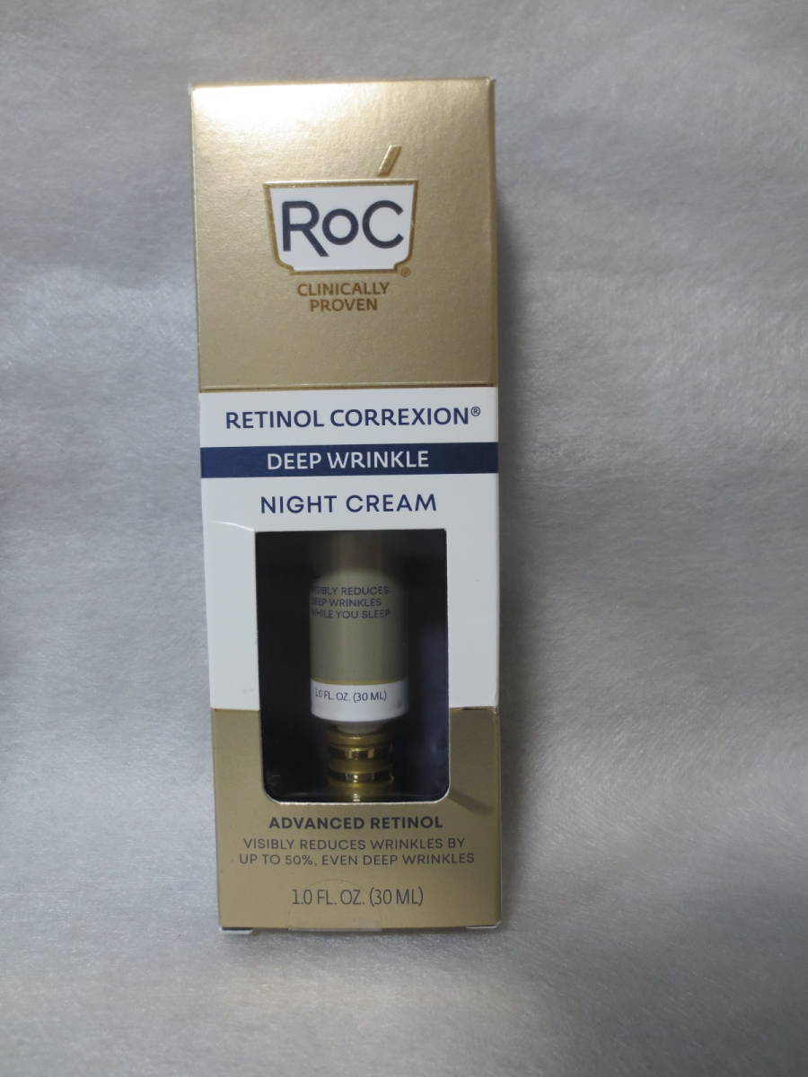 新品 RoC ロック レチノール コレクシオン ディープリンクル ナイトクリーム 30ml レチノールクリーム_画像1