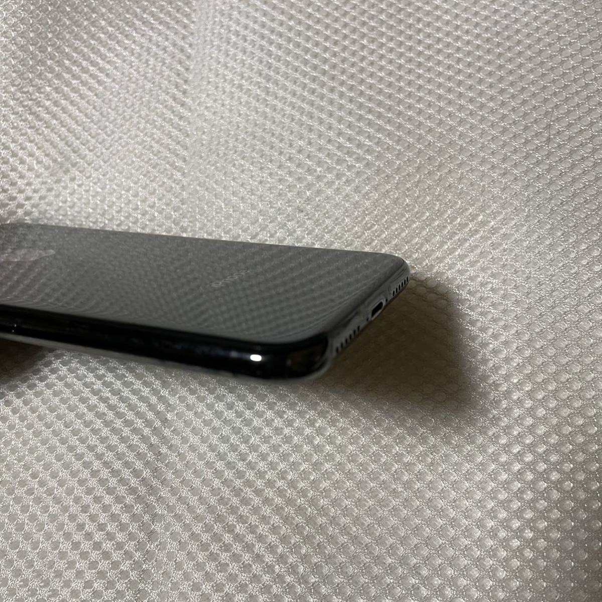 美品 SIMフリー iPhoneX 256GB グレー SIMロック解除済 バッテリー容量100% 送料無料_画像9