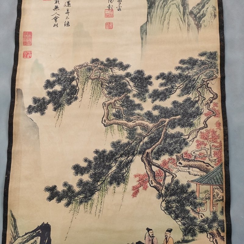 ◇古風堂◇中国・時代物 字画 中国画 水墨画 珍藏 美術 古董品 古賞物