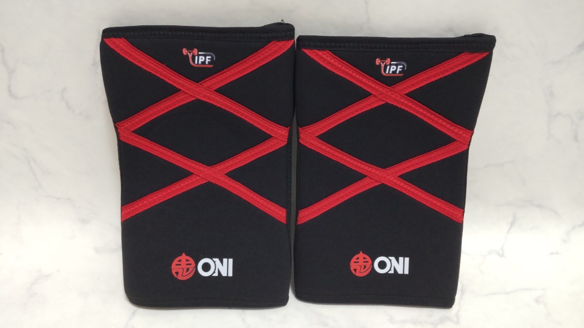 未使用 鬼 ONI ニースリーブ XX 膝サポーター XLサイズ #エ 未使用 鬼 ONI ニースリーブ XX 膝サポーター XLサイズ #エ