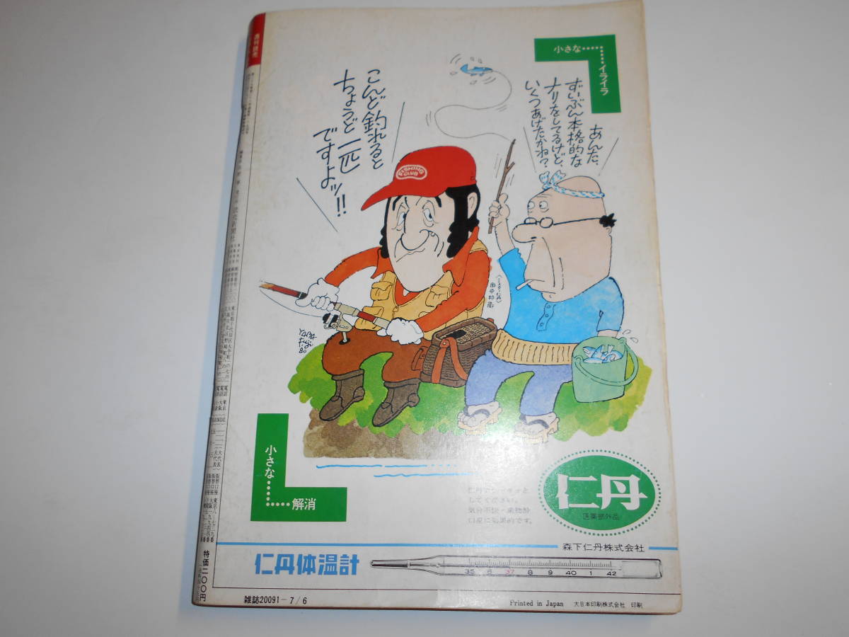 週刊読売 1980年昭和55年7 6 自民党圧勝 総理候補 海兵入試問題 野鳥大図鑑 ふくろう 青木功 ビール戦線 東大 野坂昭如_画像10