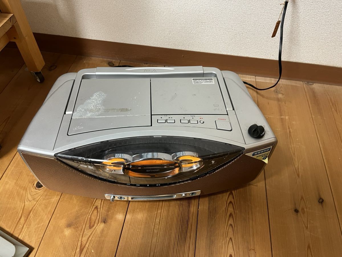 SHARP SD-FX200-D シャープ 1ビットMD/CDシステム MDラジカセ SHARP SD-FX200-D シャープ 1ビットMD/CDシステム MDラジカセ