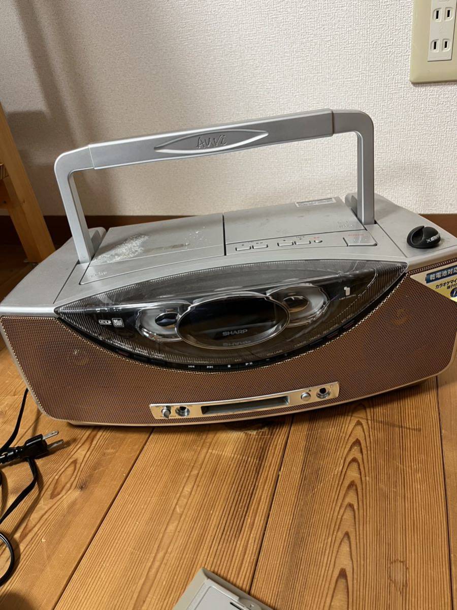 SHARP SD-FX200-D シャープ 1ビットMD/CDシステム MDラジカセ SHARP SD-FX200-D シャープ 1ビットMD/CDシステム MDラジカセ