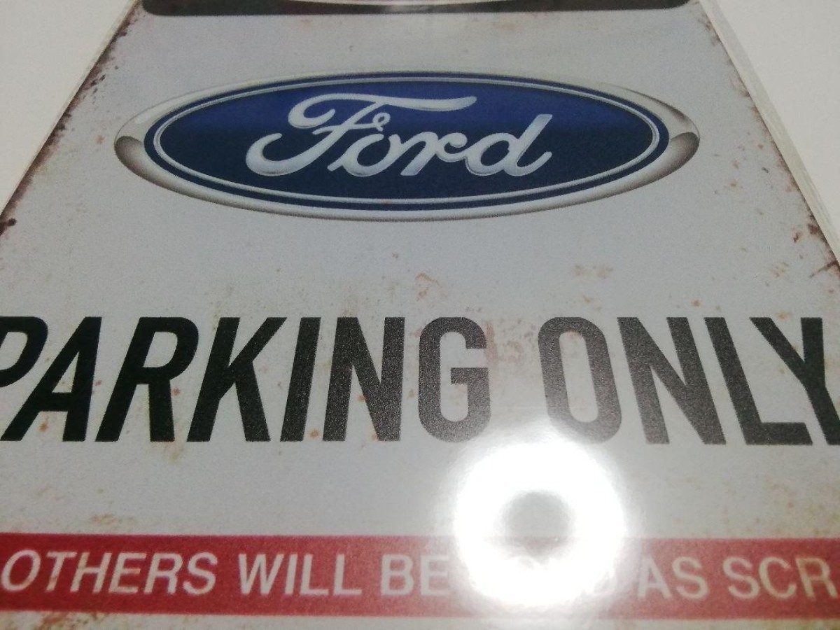  Ford металлический табличка warning парковка 