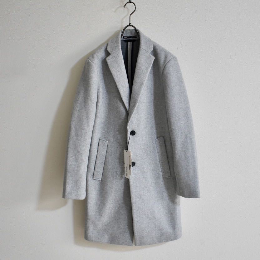 新品タグ付き　ZARA 4WAYCOAT チェスターコート　グレー　XSsize_画像1