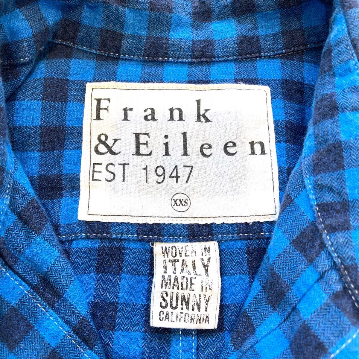 【Frank&Eileen】PAUL フランクアンドアイリーン スキッパーシャツ ブロックチェック ボタンダウンシャツ 長袖チェックシャツ USA製 ポール_画像9