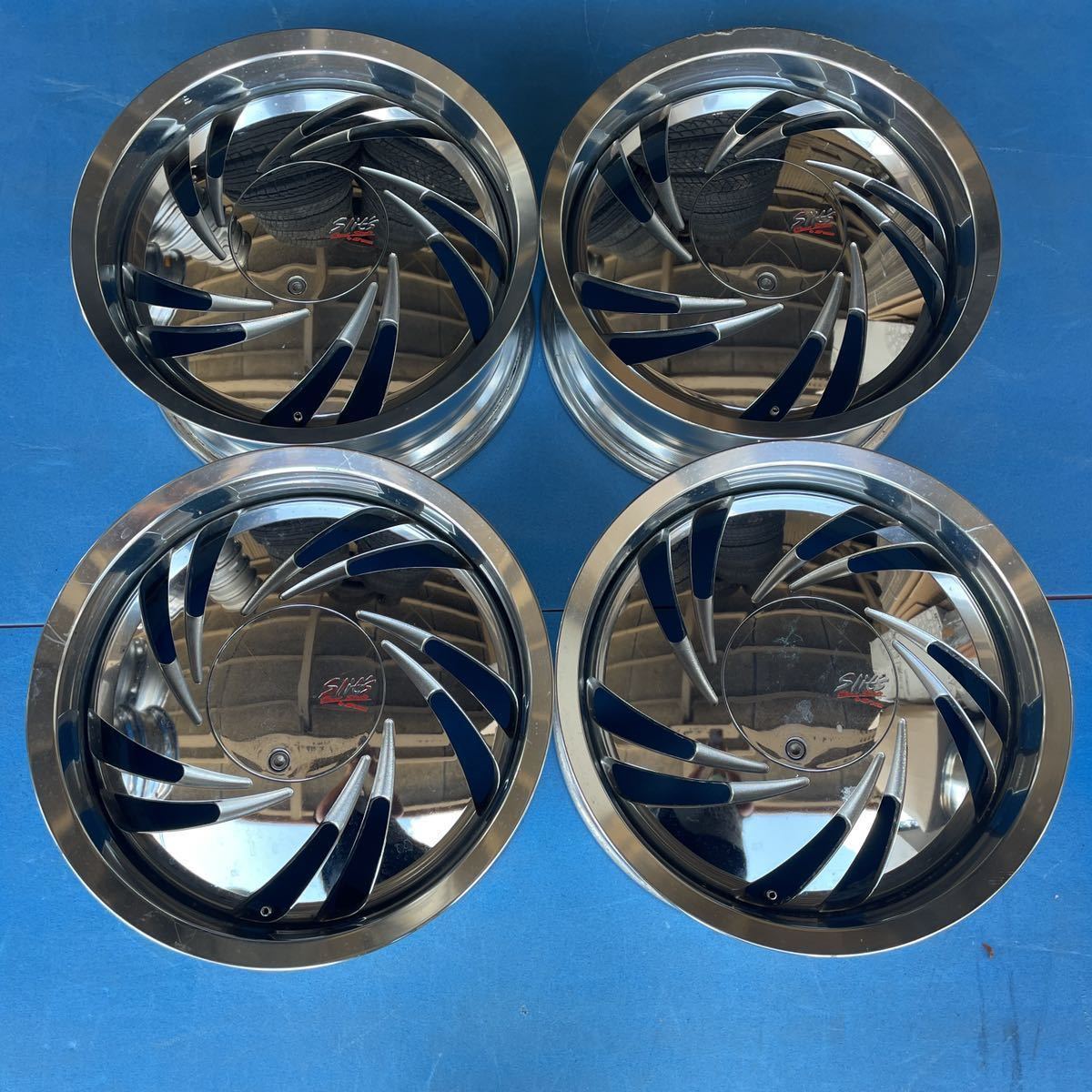 希少 当時物 WORK Slits ワーク スリッツ 16×7JJ+38 PCD114.3 4 希少 当時物 WORK Slits ワーク スリッツ 16×7JJ+38 PCD114.3 4