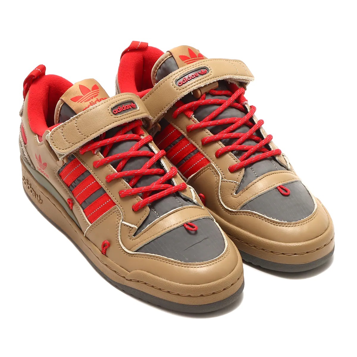  regular price 17600 jpy new goods regular goods Adidas great popularity reissue model Adidas forum 84 camp low red X beige 27. changing cord attaching 