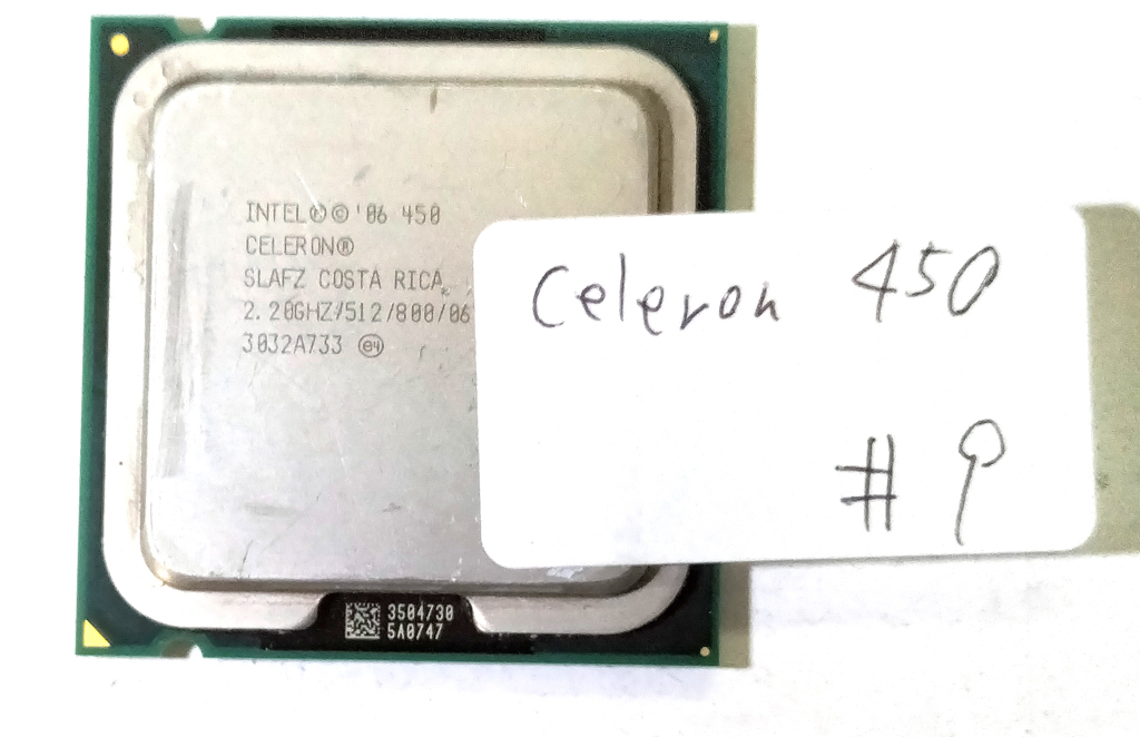Intel Celeron 450 SLAFZ 1C 2.2GHz/800/512kB LGA775 #9_画像1