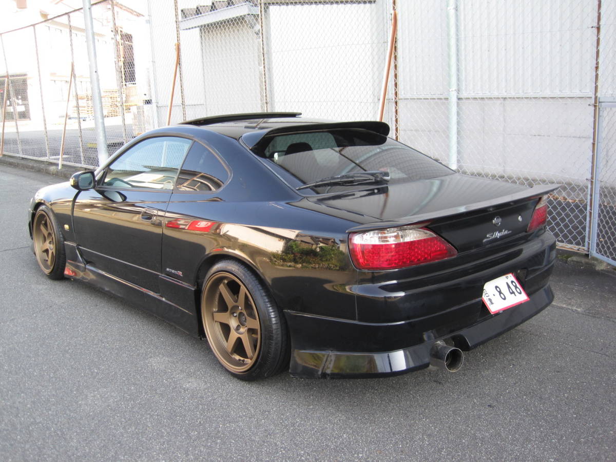 [128] S15 Silvia specifications R 6MT sunroof LSD modified great number immediately doli drift doli car SR20DET turbo real running prompt decision 89 ten thousand jpy 