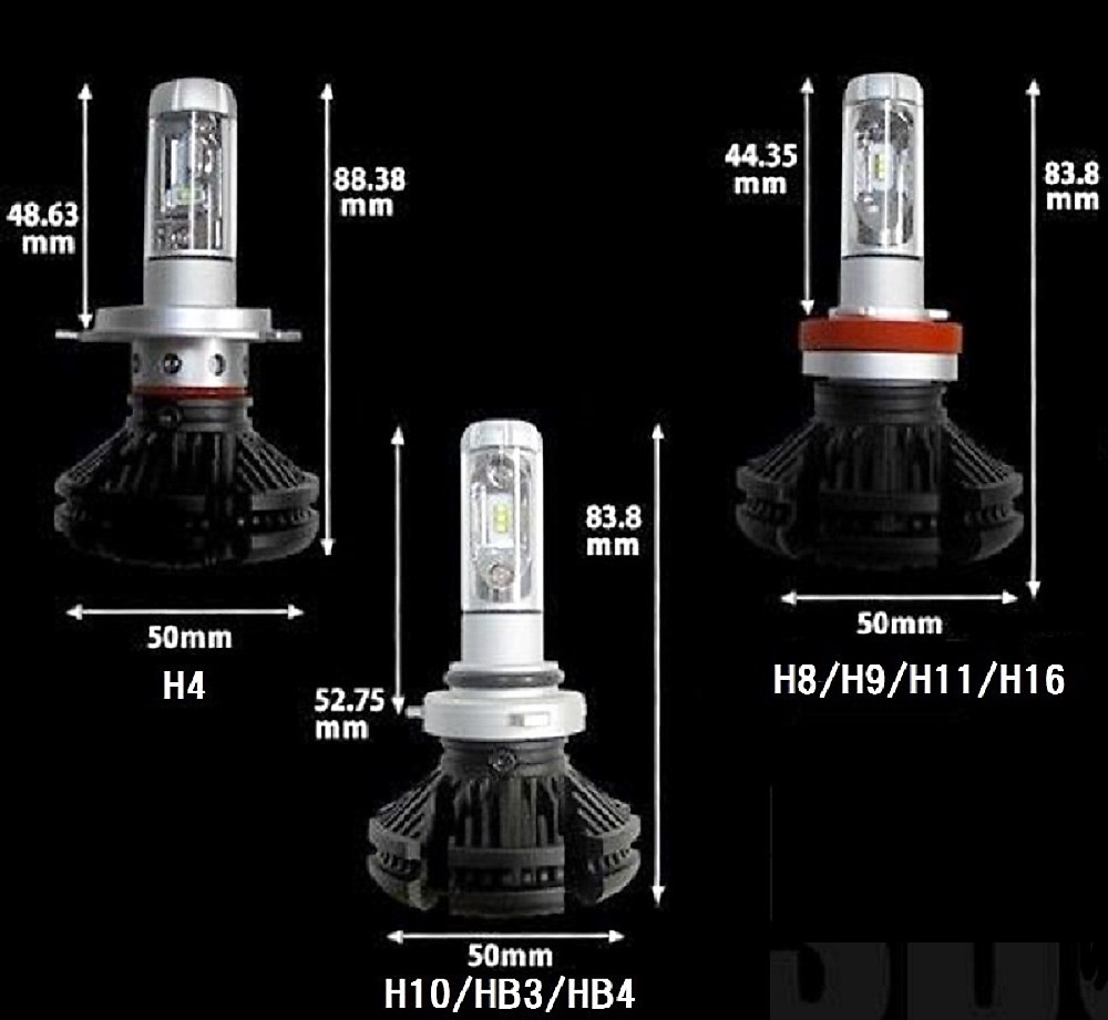 飛利浦2018年最新版本的新X3 LED頭燈霧12000LM左，右兩個H4 / H8 / H9 / H10 / H11 / H16 / HB3 / HB4選擇8000K / 6500K / 3000K多變通用 原文:Philips 2018年最新版 NEW X3 LED ヘッドライトフォグ 12000LM 左右2個 H4/H8/H9/H10/H11/H16/HB3/HB4選択可 8000K/6500K/3000K変更可 汎用