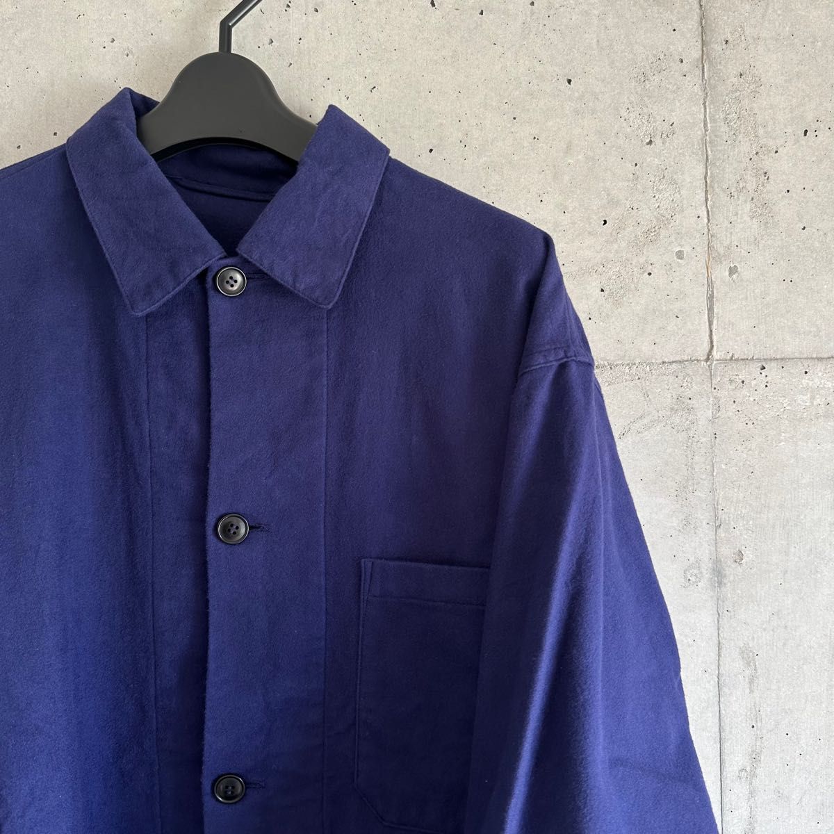 22AW美品】COMOLI コットンネル ワークジャケット Loyal Blue｜Yahoo