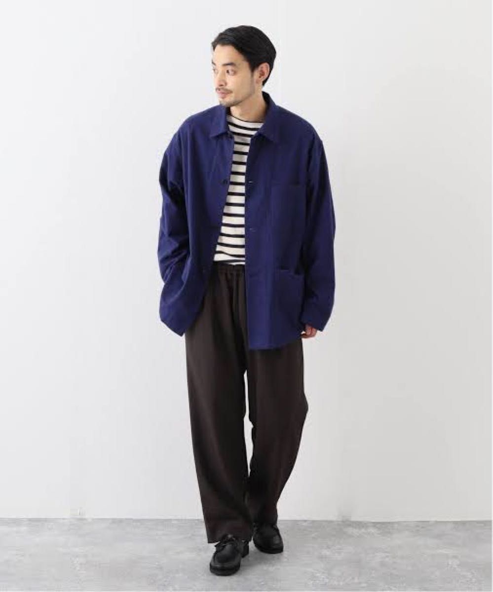 22AW美品】COMOLI コットンネル ワークジャケット Loyal Blue｜Yahoo