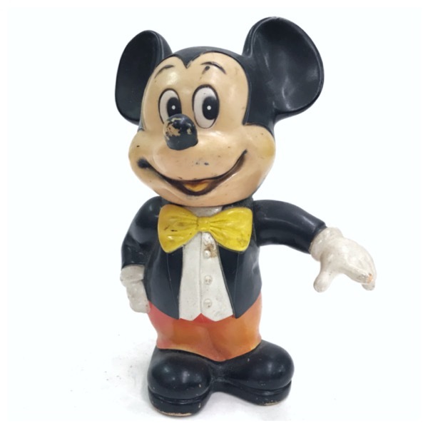  Mickey Mouse Bank savings box doll doll Old Disney Vintage Mickey Mouse Disney toy retro antique D-256