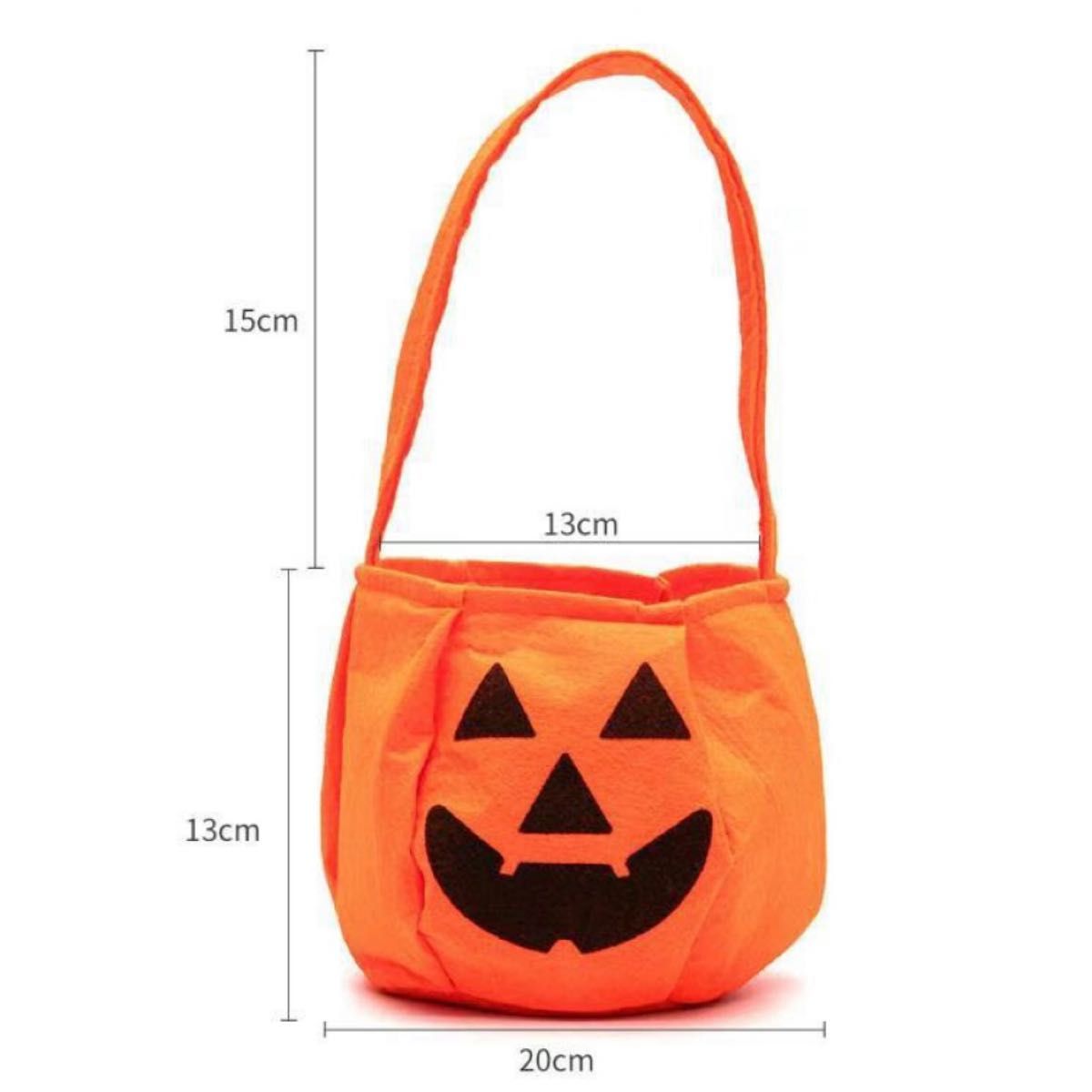 ハロウィン かぼちゃ バッグ 手提げ お菓子入れ 2個セット