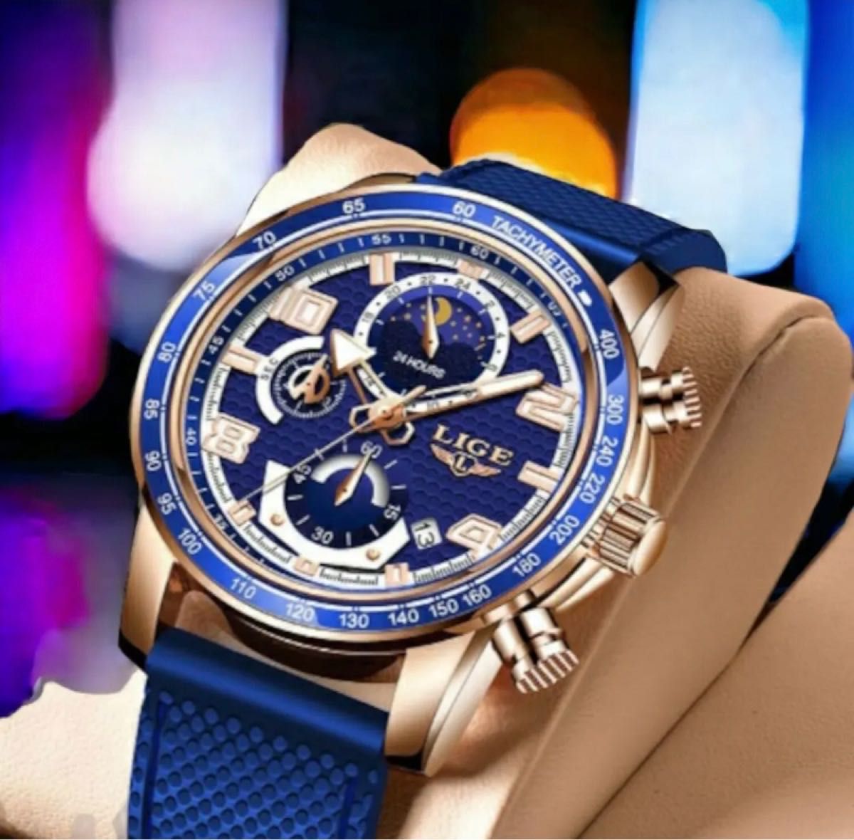 美品 LIGE 高品質 海外限定 メンズ腕時計 ラグジュアリー 2個｜Yahoo
