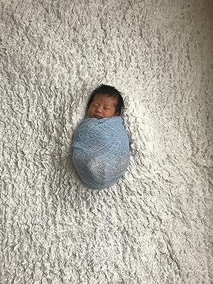  newborn baby baby new bo-n photo baby LAP Moss rinse wa dollar . parcel blanket 45x155cm.. navy navy blue 