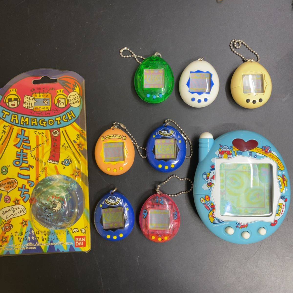現状品】たまごっち 8点 まとめ デカたまごっち 初代 レアカラー 現状品】たまごっち 8点 まとめ デカたまごっち 初代 レアカラー