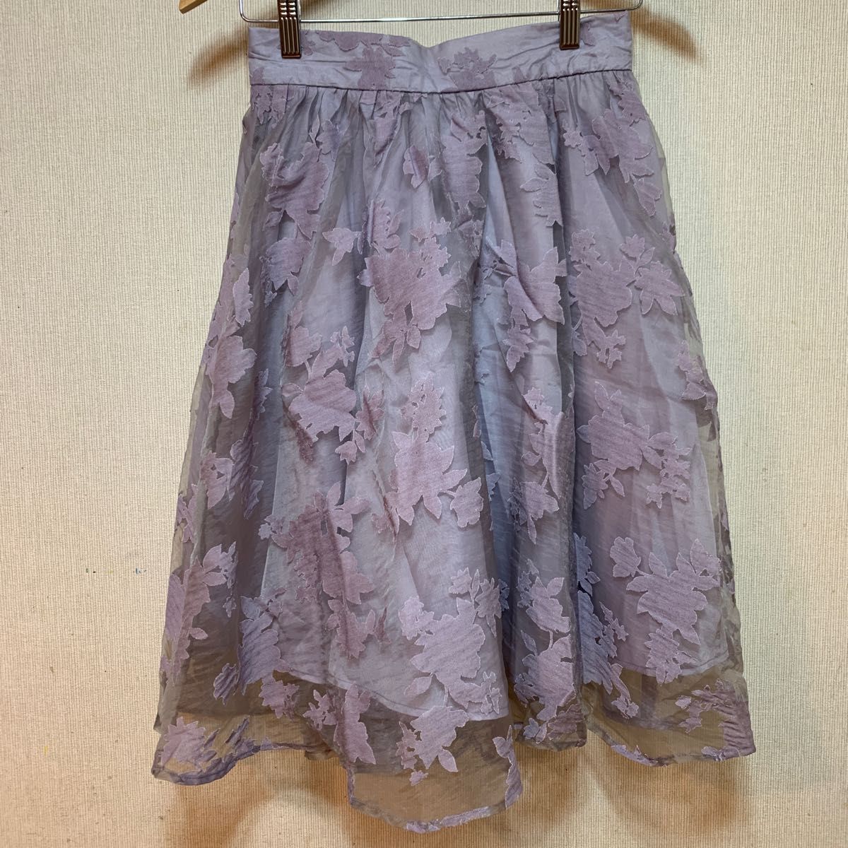 OLIVE des OLIVE オリーブデオリーブ　フレアスカート　 花柄　 柄スカート