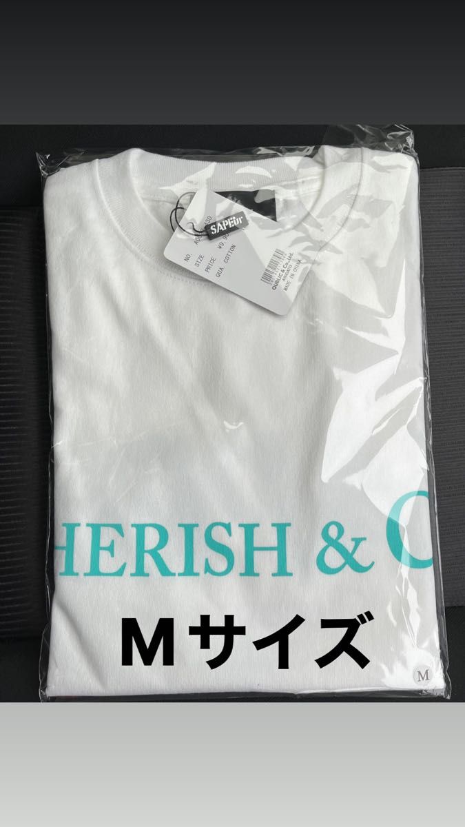 sapeur サプール　CHERISH & CO ロンT ホワイト　Mサイズ