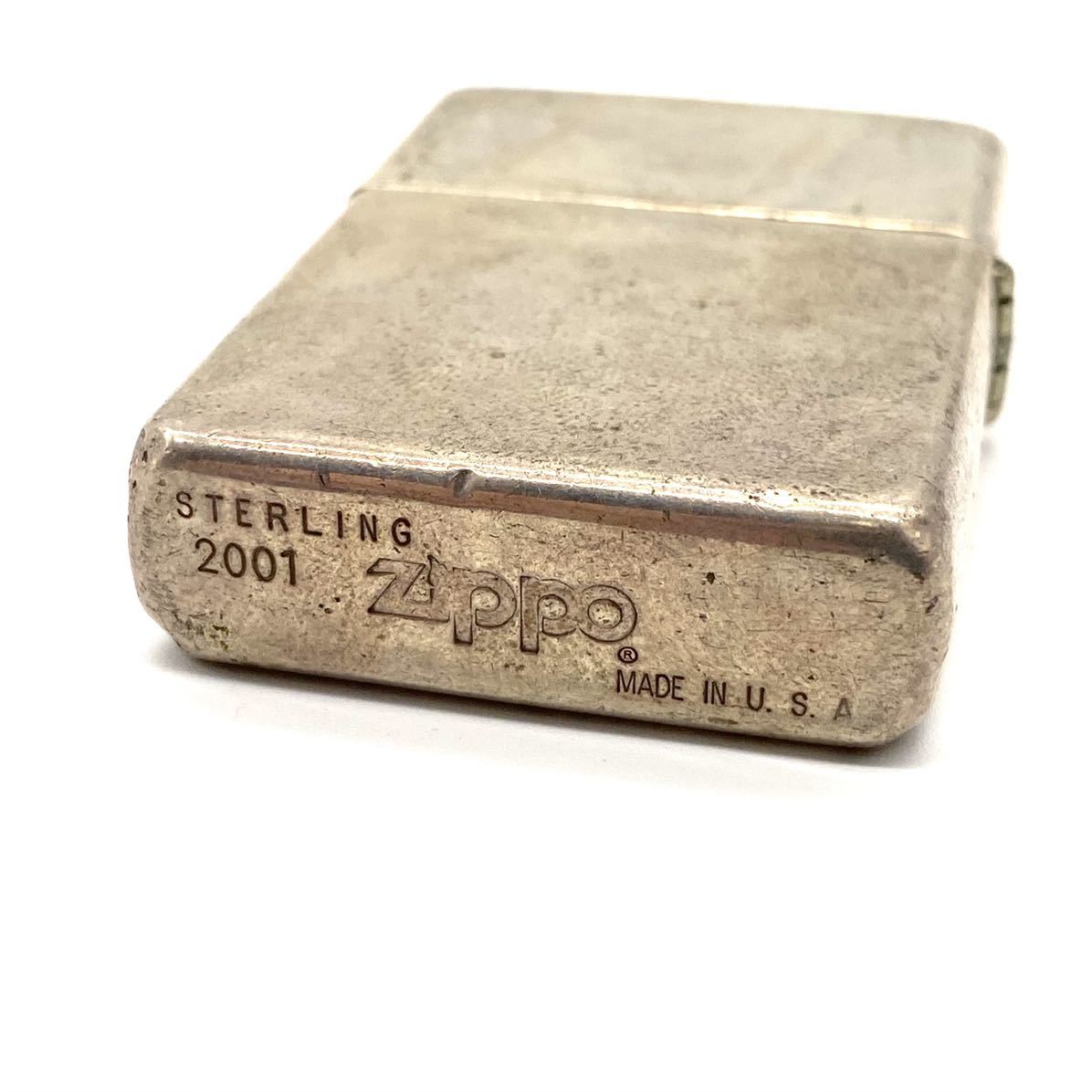 人気ブランド Zippo ジッポ ジッポー ライター STERLING SILVER
