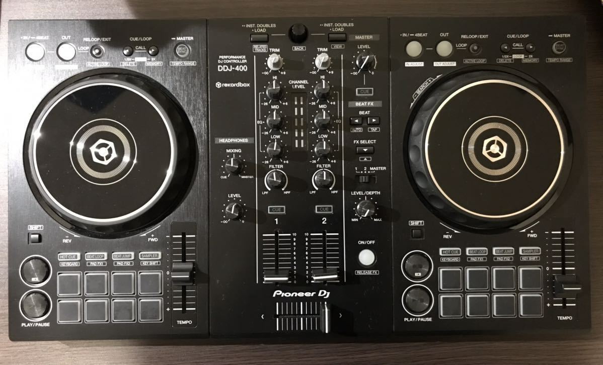 □pioneer□rekordbox専用 2ch DJコントローラー□DDJ-400□中古