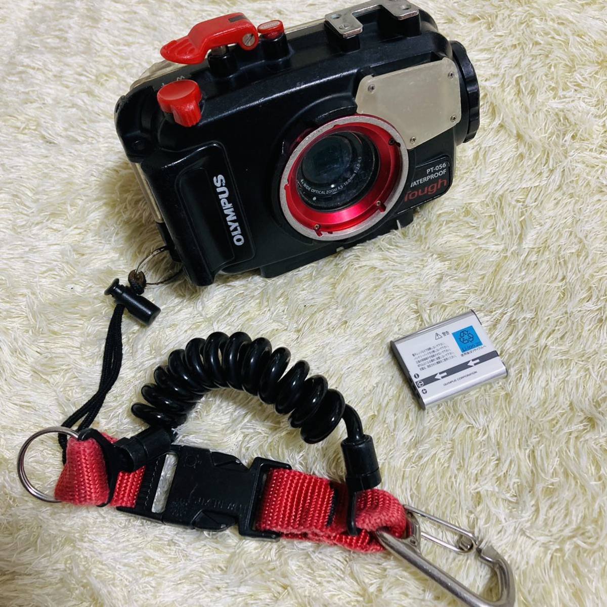 OLYMPUS オリンパス TG TG-4 RED 防水ハウジング付き-