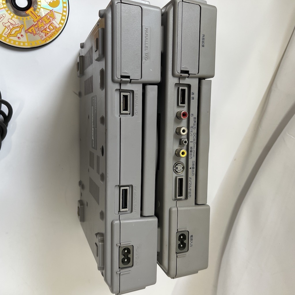 ソニー PlayStation プレイステーション PS1 SCPH-5500 本体 2台まとめてセット メモリーカード コントローラー Y0926-38_画像8