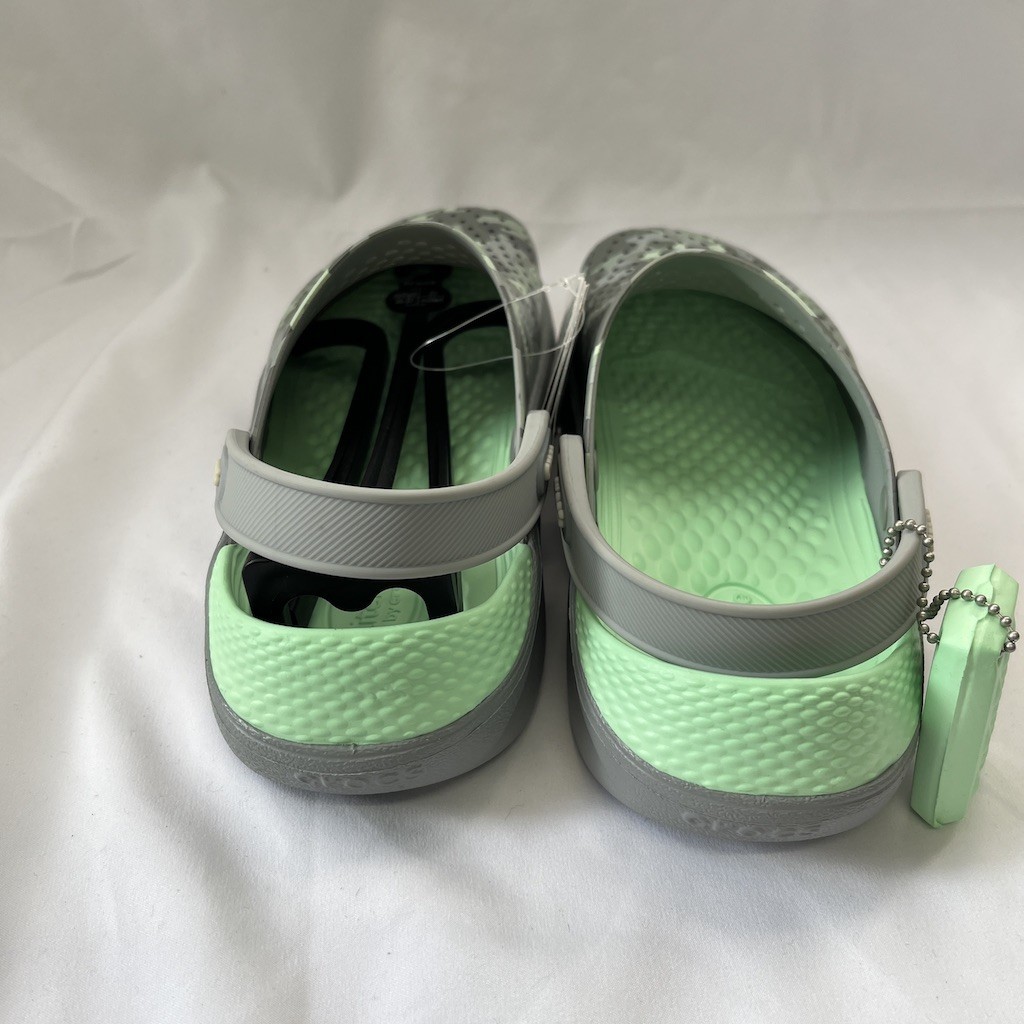 新品 未使用 クロックス crocs literide printed camo clog US 206491-3TO 22センチ レディース サンダル 靴 冬用 関Y1021-37_画像4