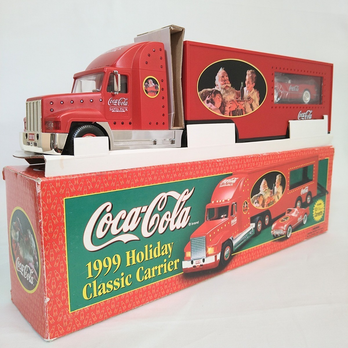 Coca-Cola コカ・コーラ　イルミネーション　ライトアップ　トレーラー　トラック　サンタクロース　’53 コルベット　モデルカー ミニカー