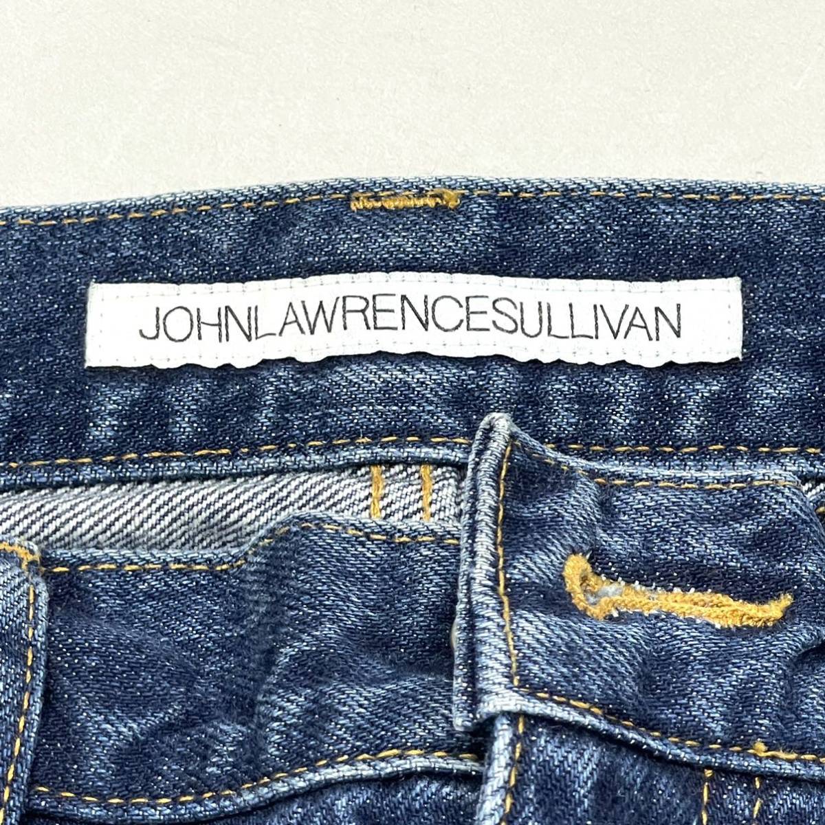 正規品 JOHN LAWRENCE SULLIVAN WASHED DENIM SLITTED PANTS JLSW-3ジョンローレンスサリバン デニム スリット パンツ M レディース_画像9