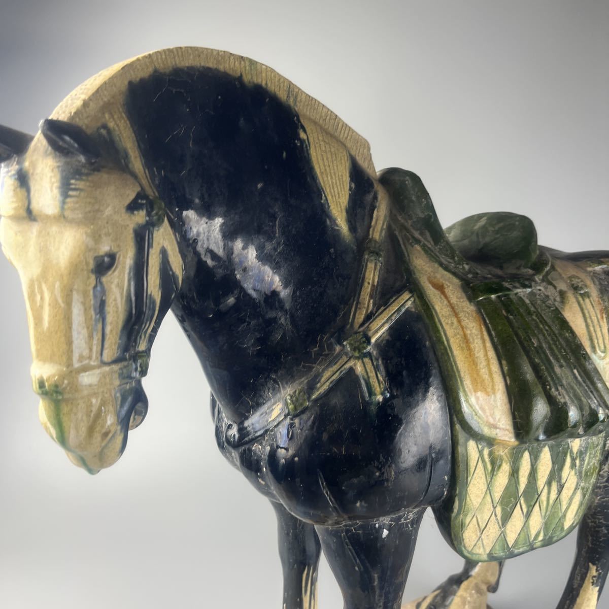 中国古玩 唐物 唐三彩 馬 置物 飾り物 古陶磁 中国美術 古美術品 中国